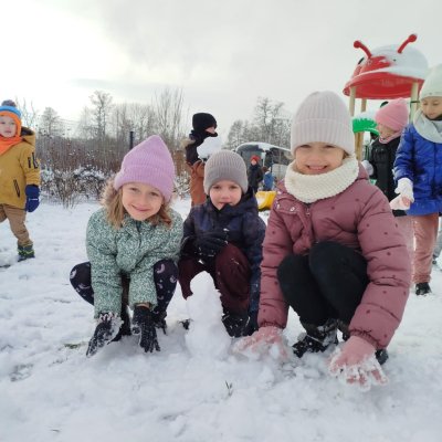 Zabawy na śniegu 